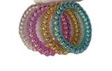 Colored Spiral Scrunchie Set